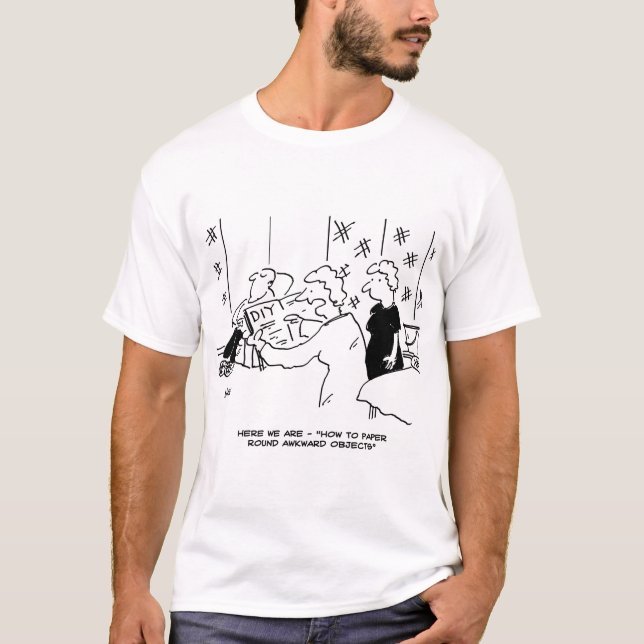 T-shirt Papier peint et dessin décoratif (Devant)