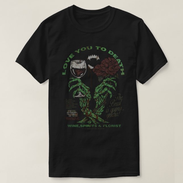 T-shirt papier peint négatif (Design devant)