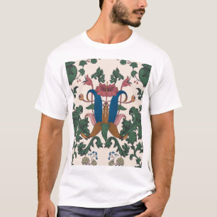 T-shirt Papier peint renaissance floral vintage.