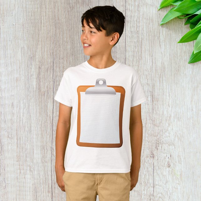T-shirt Papier Sur Un Porte - bloc (Créateur téléchargé)