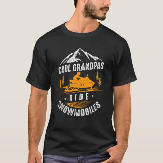 T-shirt Papiers cool roulent en motoneige Motoneige Papa G
