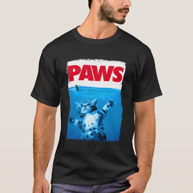 T-shirt Papiers et souris Top Chat Parodie Top (Devant)