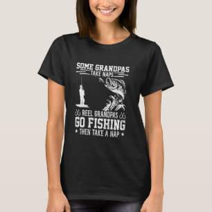 T-shirt Papiers peints Grand-pères vont à la pêche Funny F