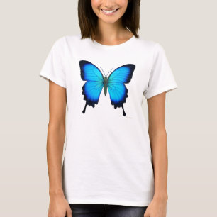 T-shirt Papilio Ulysses Butterfly Ladies Crop Shirt