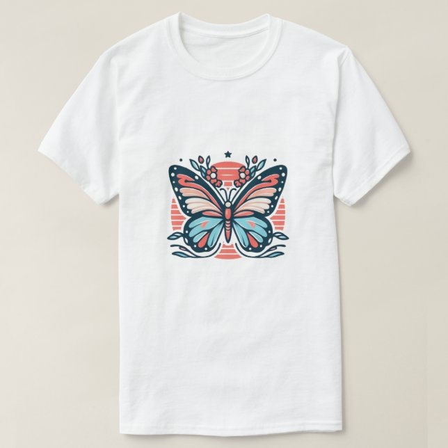 T-shirt papillon (Design devant)