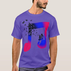 T-shirt Papillon Accordion de musique