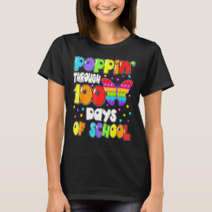 T-shirt Papillon agité pour 100 jours d'école Poppin Troug