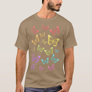 T-shirt Papillon arc-en-ciel 7