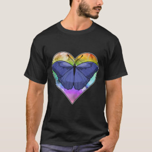 T-shirt Papillon au coeur