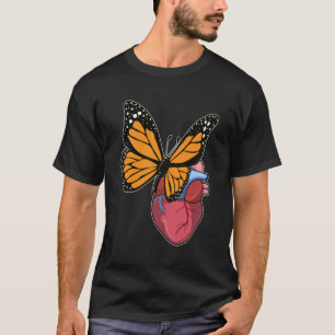 T-shirt Papillon au coeur