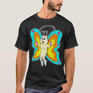 T-shirt Papillon au Fitness de corde à sauter