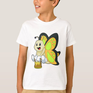 T-shirt Papillon au miel