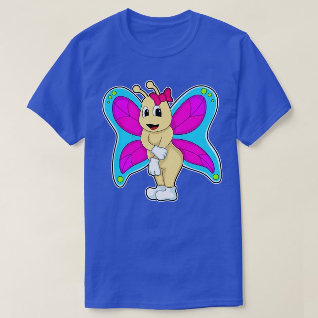 T-shirt Papillon au ruban (Design devant)