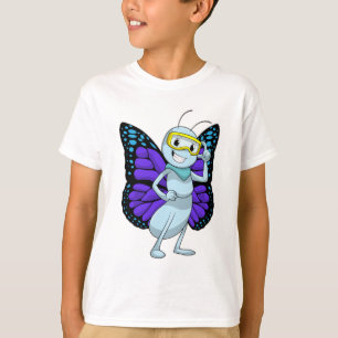 T-shirt Papillon aux lunettes