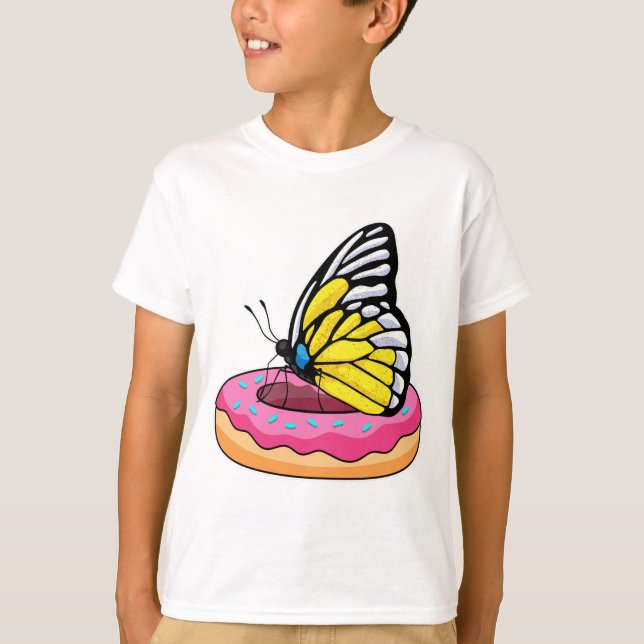 T-shirt Papillon avec Donut (Devant)