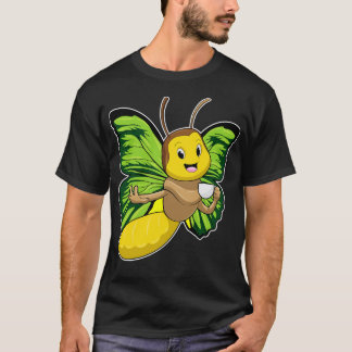 T-shirt Papillon avec la coupe de café