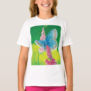 T-shirt Papillon bleu de Chapmans (thersites en polyommatu