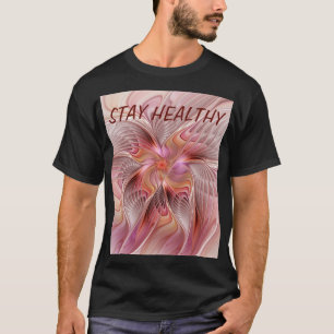 T-shirt Papillon coloré abstrait art fantastique fractal
