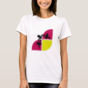 T-shirt Papillon d'art coloré