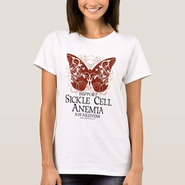 T-shirt Papillon de drépanocytose (Devant)