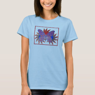 T-shirt Papillon de flambage Sun
