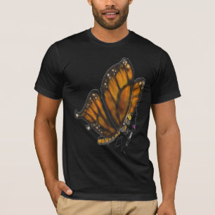 T-shirt Papillon de monarque avec le tuyau