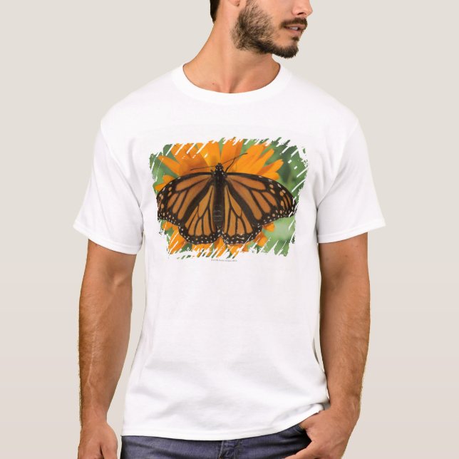 T-shirt Papillon de monarque (plexippus de Danaus) sur le (Devant)