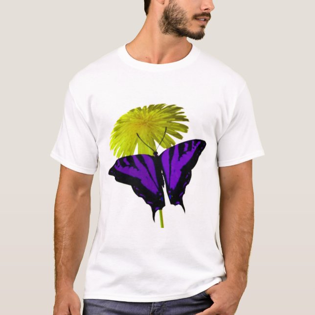 T-shirt Papillon de pissenlit (Devant)
