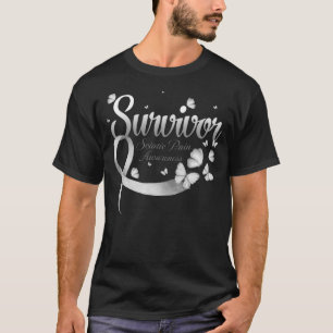 T-shirt Papillon de sensibilisation à la douleur sciatique