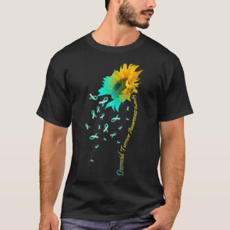 T-shirt Papillon de sensibilisation à la tumeur démoïde