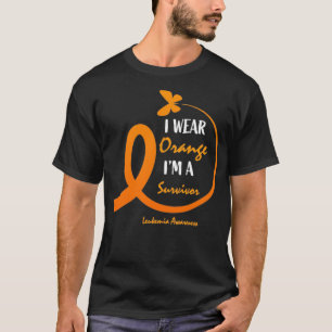 T-shirt Papillon de sensibilisation des survivants de leuc