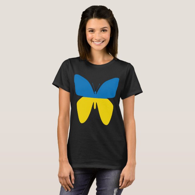 T-shirt Papillon d'Ukraine (Devant entier)