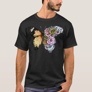 T-shirt Papillon en fleur
