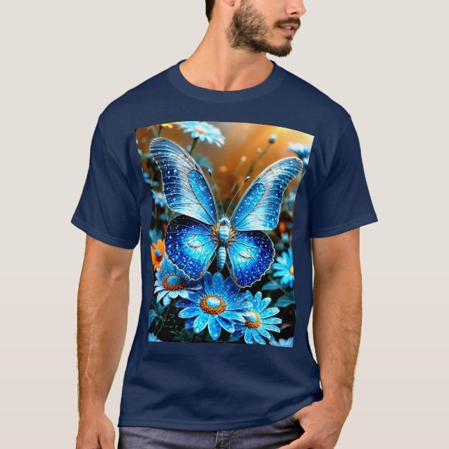 T-shirt Papillon étincelant (Devant)
