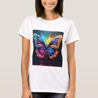T-shirt papillon féminin - Élégant et éméché
