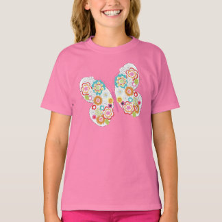 T-shirt Papillon floral