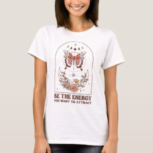 T-shirt Papillon floral mystique Boho