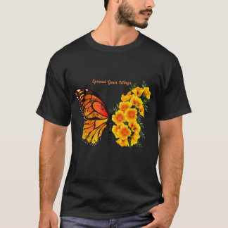 T-shirt Papillon jaune
