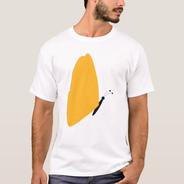 T-shirt Papillon jaune (Devant)