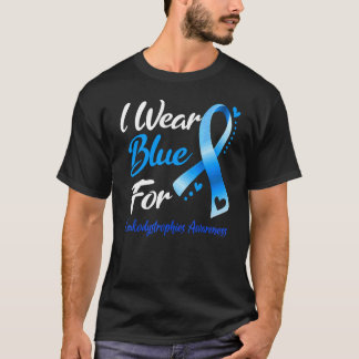 T-shirt Papillon Je Porte Bleu Pour Sensibilisation Aux Le