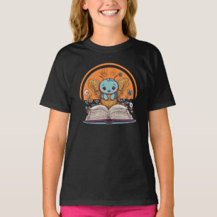 T-shirt Papillon, lecture