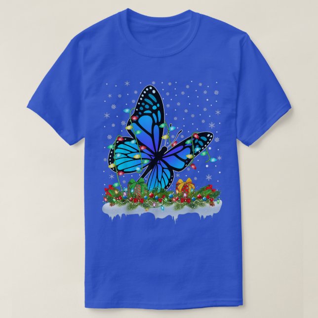 T-shirt Papillon Lover Correspondant Père Noël Lighterfly  (Design devant)