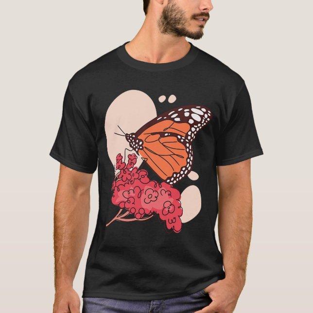 T-shirt Papillon monarque (Devant)