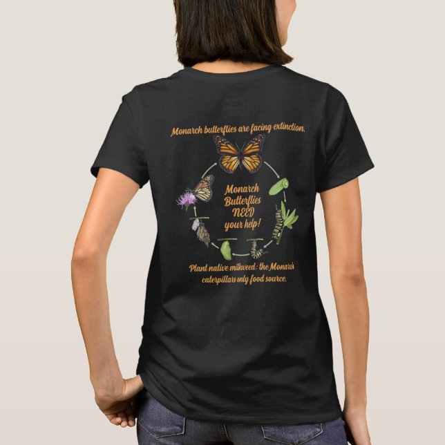T-shirt Papillon monarque (Dos)