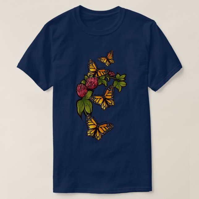 T-shirt Papillon Monarque2 (Design devant)