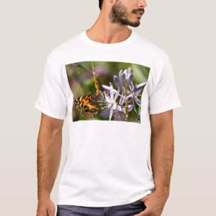 T-shirt Papillon orange sur les vêtements et les cadeaux d
