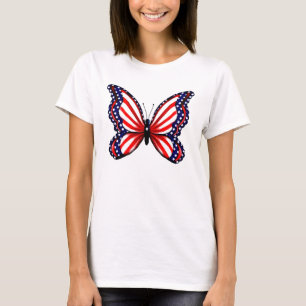T-shirt Papillon patriotique