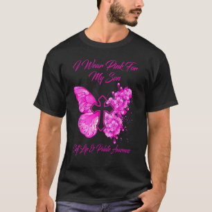 T-shirt Papillon Porte Rose Pour Son Cleft Lip & Palate Aw