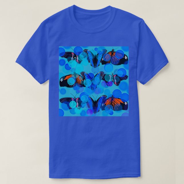 T-shirt papillon renaissance d'un papillon avec séquoias b (Design devant)