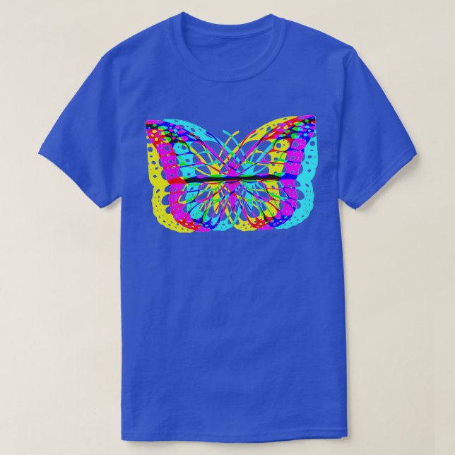 T-shirt Papillon rétro (Design devant)